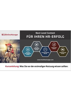 HR Online Manager - User Guide
